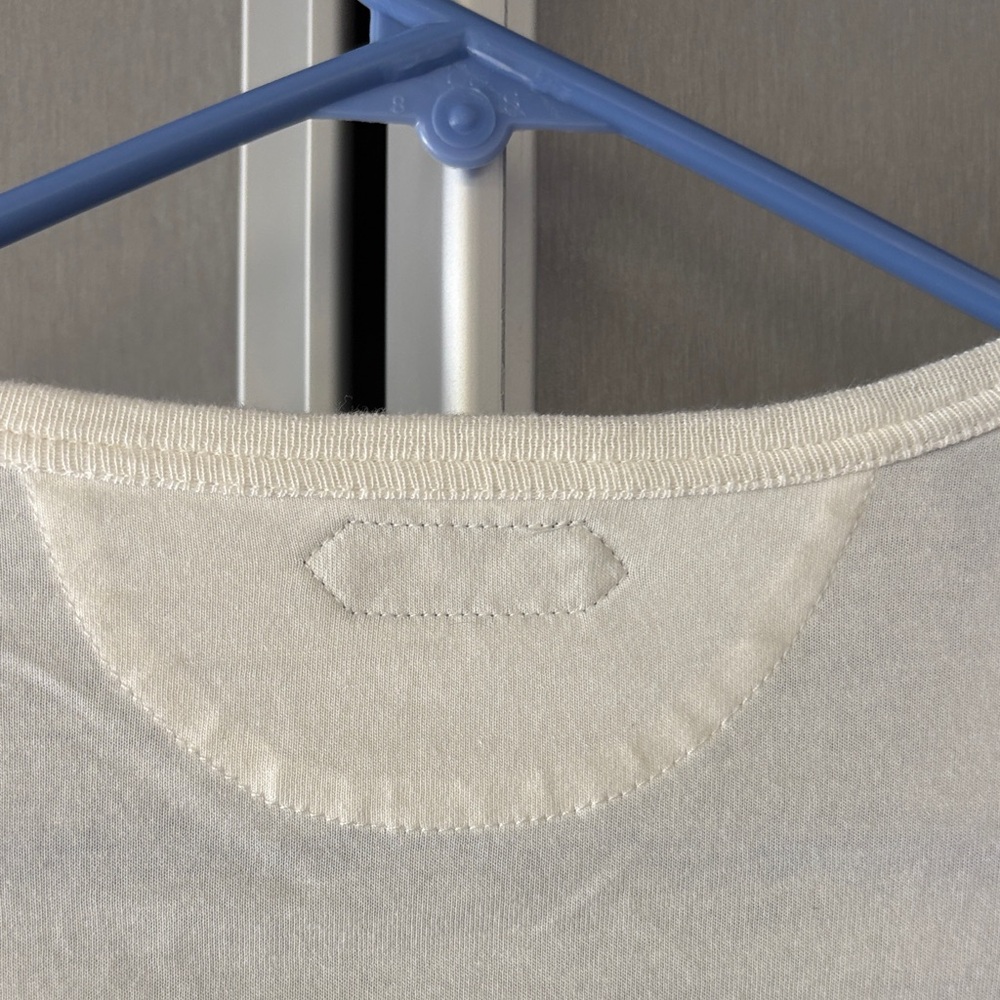 Tom Ford Cream Long-Sleeve Henley Shirt - Picture 5 of 5